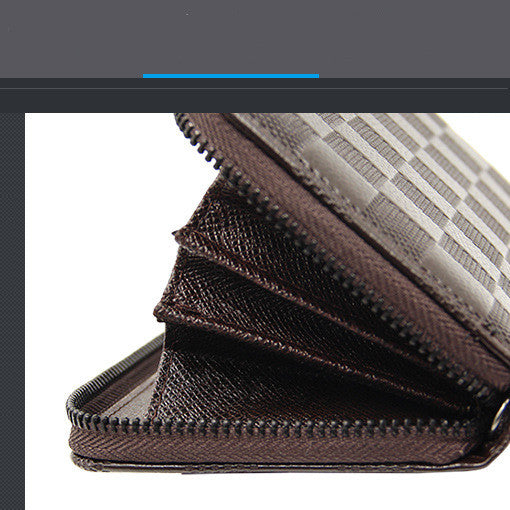 Walnut Ridge Wallet- Plaid checkerboard wallet-New Women’s Zippered Wallet