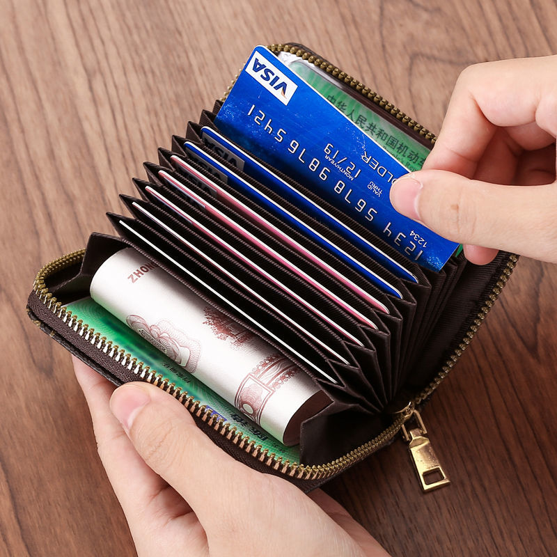 Walnut Lane Wallet- Women's Wallet-Trendy-Multi-card Slot Zipper Coin Purse Card Holder