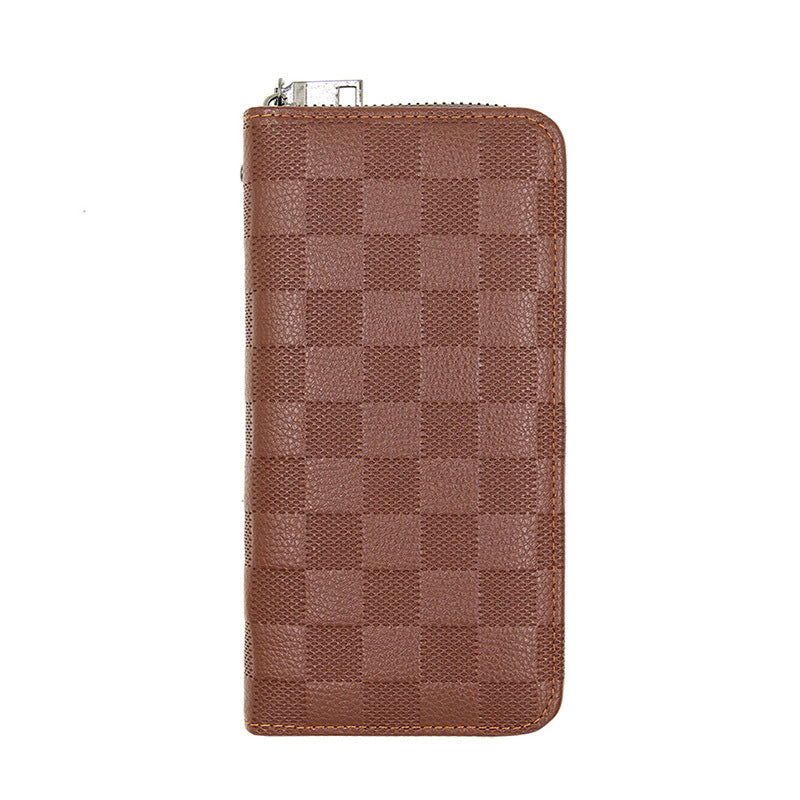 Walnut Ridge Wallet- Plaid checkerboard wallet-New Women’s Zippered Wallet