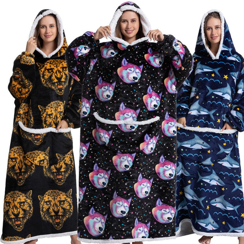 SUPER COZY BLANKET ROBE