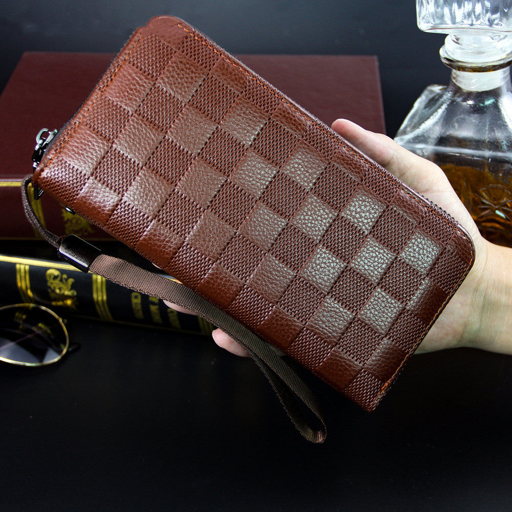 Walnut Ridge Wallet- Plaid checkerboard wallet-New Women’s Zippered Wallet