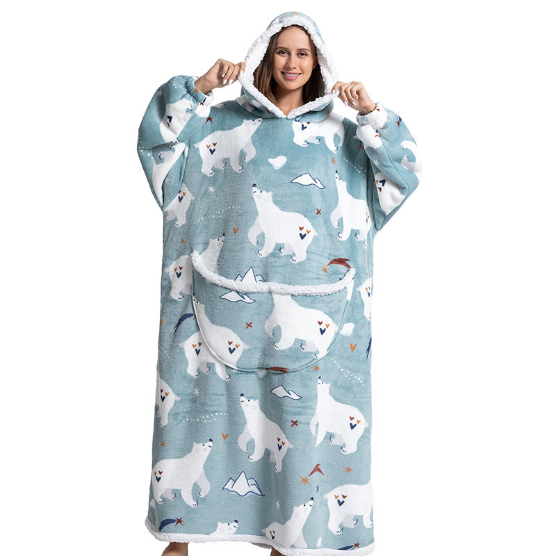 SUPER COZY BLANKET ROBE