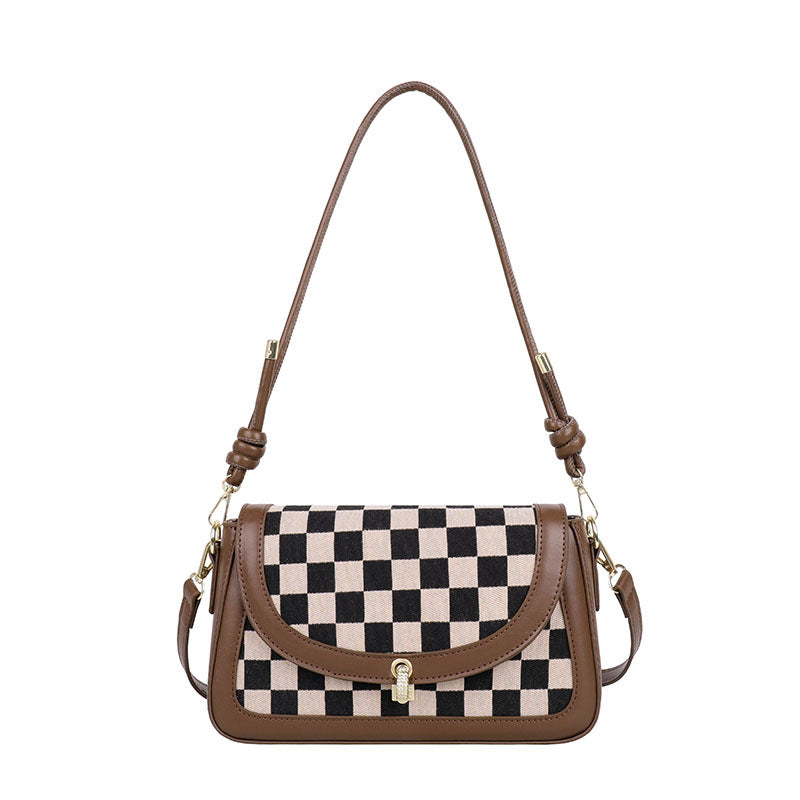 Ivy Bag- Plaid Classic retro inspired Women’s handbag-Messenger Bag Special Vintage Design