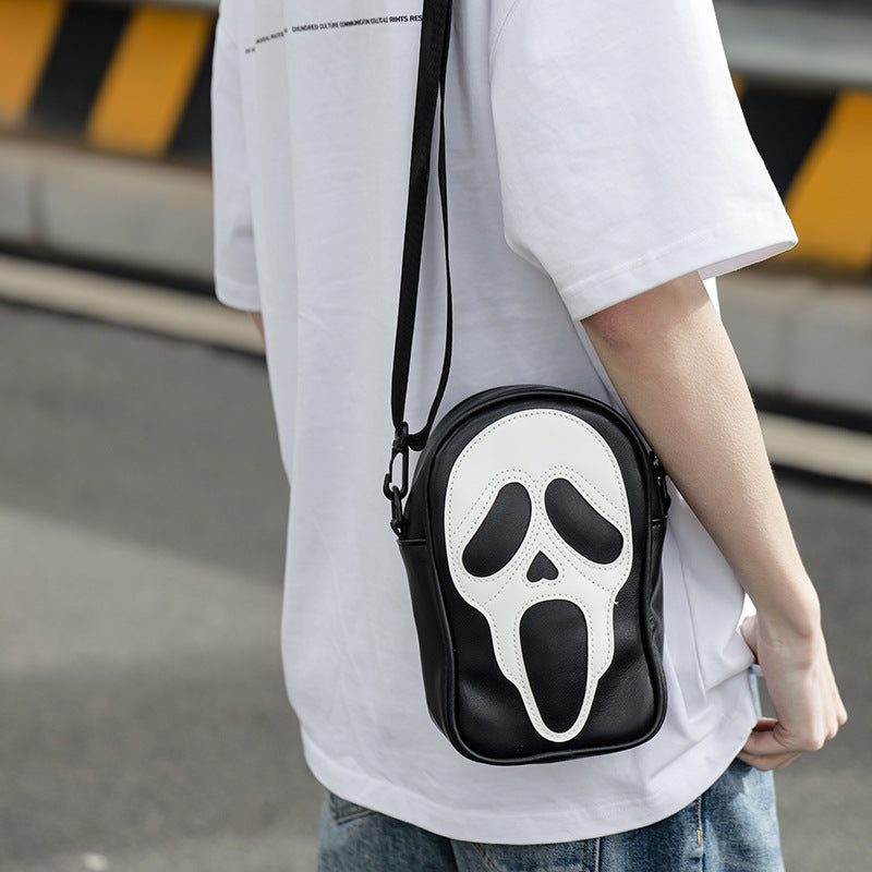 Casper Bag - Scary Crossbody Halloween Funny Ghost Skull Crossbody Shoulder Bag