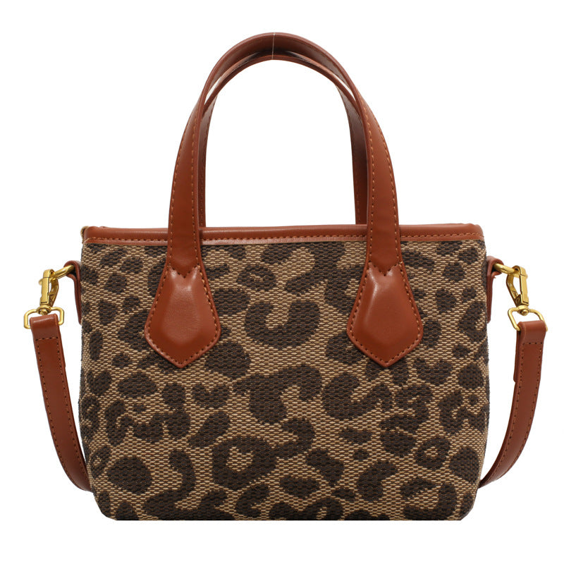 Natural Beauty Bag - Leopard Print Handbag Women’s Purse Shoulder bags crossbody classic y2k nostalgic handbag