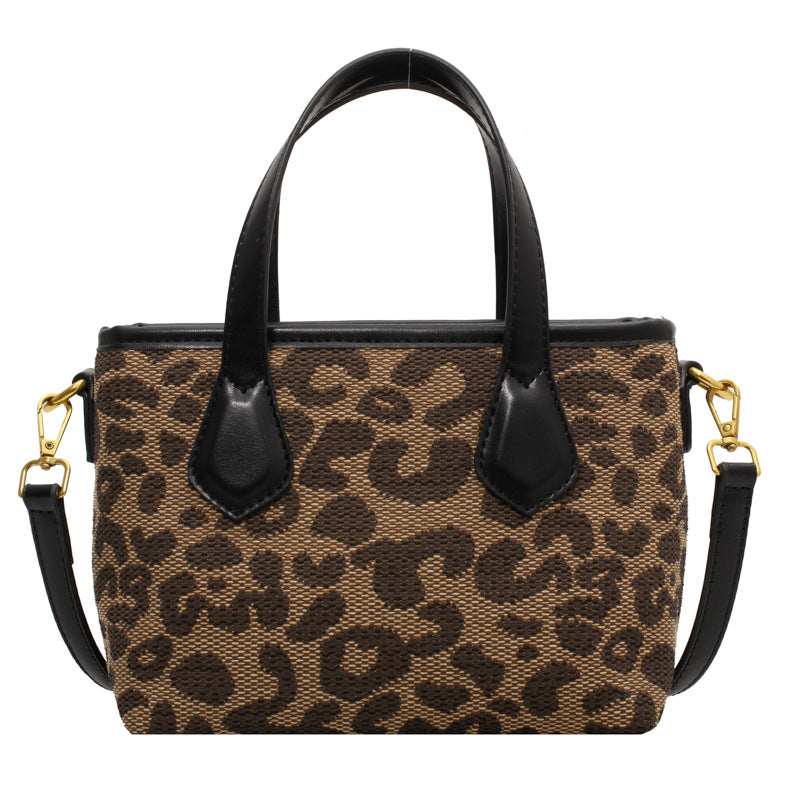 Natural Beauty Bag - Leopard Print Handbag Women’s Purse Shoulder bags crossbody classic y2k nostalgic handbag